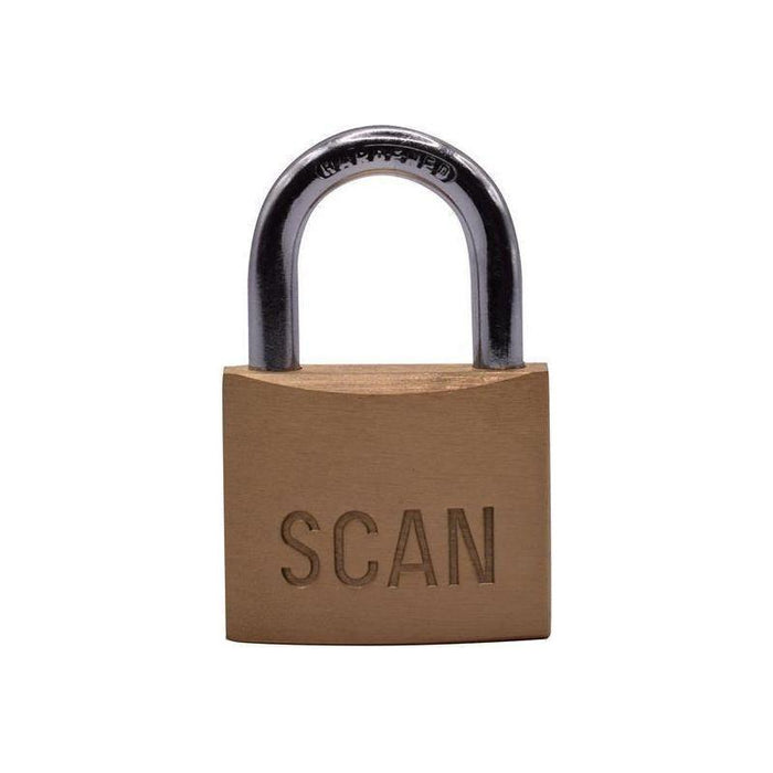 Scan Brass Padlock 40mm Keyed Alike Pack of 2 Scan - Town Tools