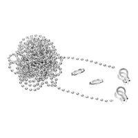 Faithfull Brass Ball Chain Kit Nickel Plated 1m