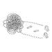 Faithfull Brass Ball Chain Kit Nickel Plated 1m Faithfull - Town Tools