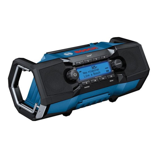 Bosch GPB 18V-2 C Professional Bluetooth DAB+ Radio 240V & Li-ion Bare Unit Bosch - Town Tools