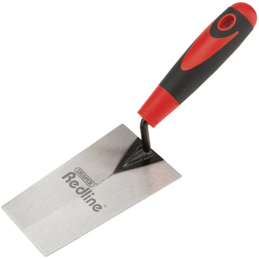 Draper Redline® Bucket Trowel with Soft Grip, 140mm - RL-BKT/SG/B