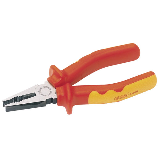 Draper Expert VDE Approved Fully Insulated Combination Pliers, 160mm - 63AVDE - image 1