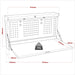 Superline Pro Superline PRO Wall Mounting Foldable Workbench 900mm APWMW01 Superline Pro - Town Tools 