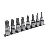 Sealey Hex Socket Bit Set Lock-Onï 8pc 3/8"Sq Drive Metric AK65601