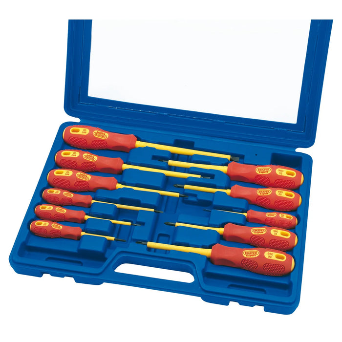 Draper Expert VDE Approved Fully Insulated Screwdriver Set (11 Piece) - 960/11