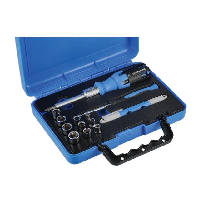 Laser Ratchet Screwdriver Set 18pc 7921 Laser - Town Tools 