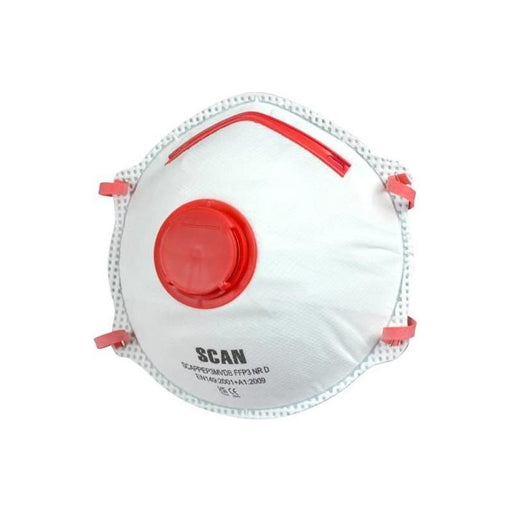 Scan Moulded Disposable Valved Masks FFP3 (Pack 2) Scan - Town Tools
