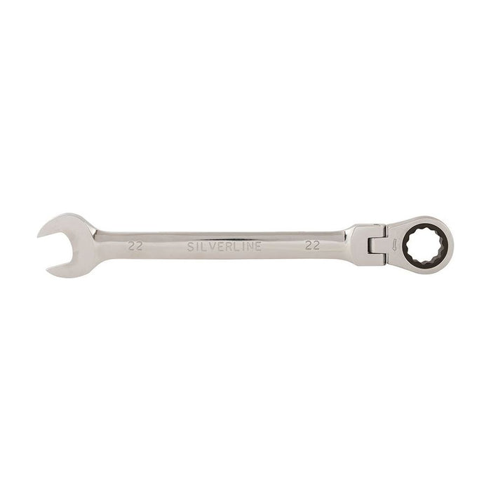 Silverline Flexible Head Ratchet Spanner 22mm Silverline - Town Tools 