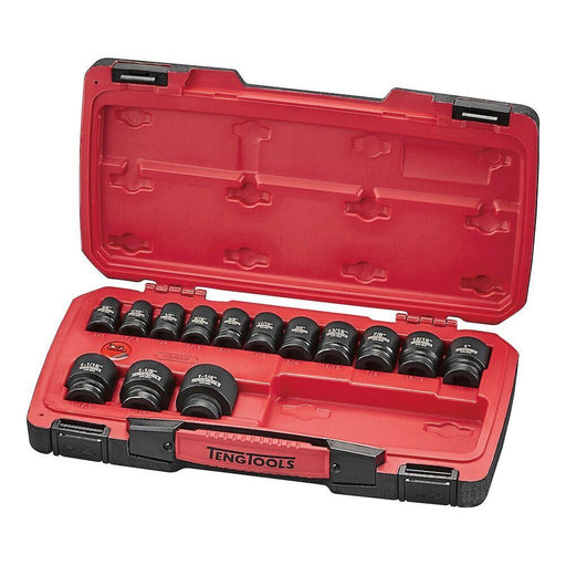 Teng Tools MECCA PRO 1/2" Impact Socket Set DIN AF 18 Pieces Teng Tools - Town Tools 