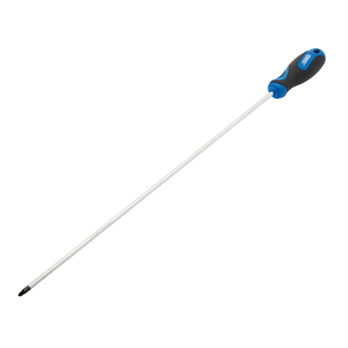 Draper Extra Long Reach Soft Grip PZ Type screwdriver 1-2