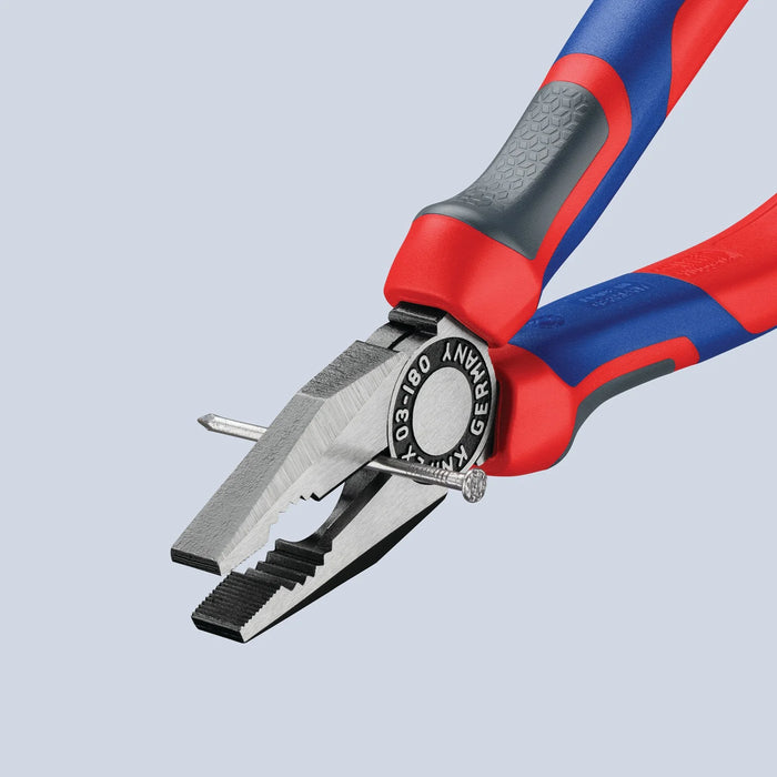 KNIPEX 03 02 180 SBE Combination Pliers, 180mm - 03 02 180 SB