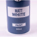 2 x PMA Aerosol Spray Paint Matt White Acrylic High Coverage 500ml PMA - Town Tools 