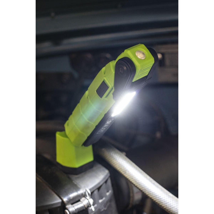 Sealey Rechargeable 360 Inspection Light 10W & 2 x 4W SMD LED - Green LED3605G Sealey - Town Tools 