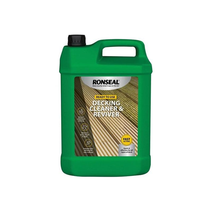 Ronseal Decking Cleaner & Reviver 5 litre Ronseal - Town Tools