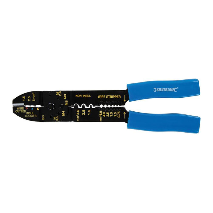 Silverline Crimping & Stripping Pliers 230mm Silverline - Town Tools 