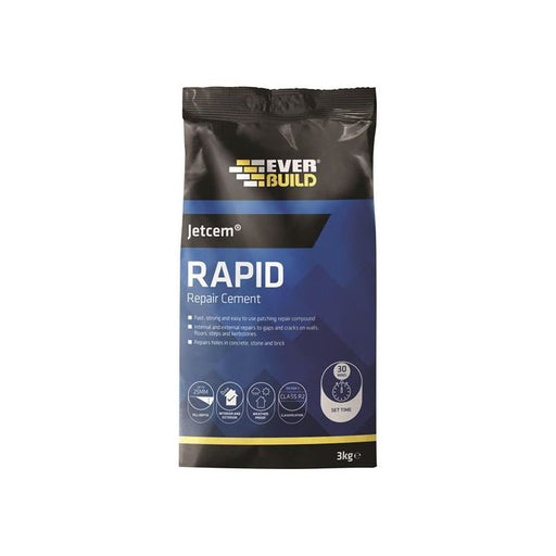 Everbuild Sika Rapid Set Cement 12kg (4 x 3kg Packs) Everbuild Sika - Town Tools