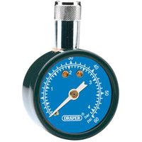 Draper Tyre Pressure Gauge TPG101, 0 - 60psi, 0 - 4 bar - TPG101
