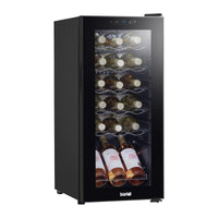 Baridi 18 Bottle Wine Fridge & Cooler - Black DH6