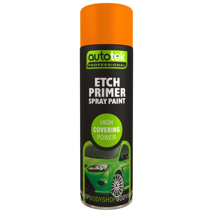Autotek Professional Acid Etch Primer Aerosol 500ml For Galvanised Aluminium