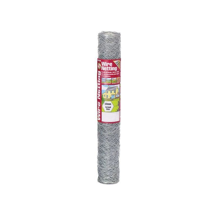 Gardman Galvanised Wire Netting 50mm² Hexagon, 10 x 0.9m Gardman - Town Tools