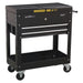 Sealey Mobile Tool & Parts Trolley Black AP705MB Sealey - Town Tools 