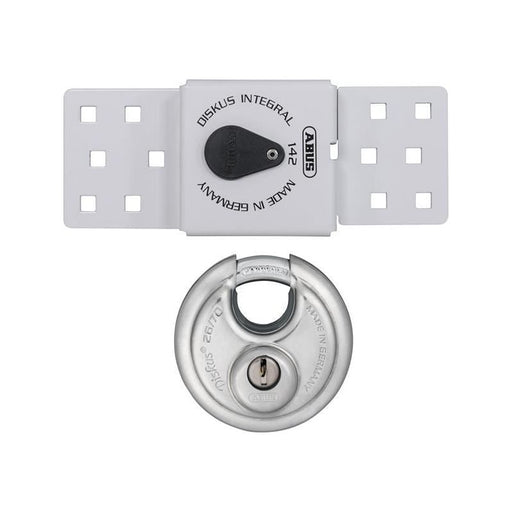 Abus Mechanical 142 Series Sliding Door Van Lock & 26/70mm Diskus® Padlock ABUS Mechanical - Town Tools