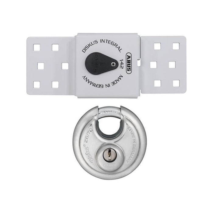 Abus Mechanical 142 Series Sliding Door Van Lock & 26/70mm Diskus® Padlock ABUS Mechanical - Town Tools