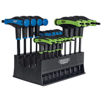 Draper Expert TX-STAR & Hex Soft Grip Metric T-Handle Key Set (20 Piece)