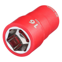 Draper XP1000 VDE Socket, 3/8" Sq. Dr., 16mm