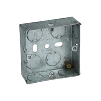 Axiom Electrical Metal Socket Box 25mm (Pack 10)