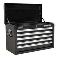 Sealey Topchest 5 Drawer with Ball-Bearing Slides Black AP33059B