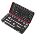 Sealey Premier Platinum Premier Platinum Socket Set 3/8"Sq Drive 31pc AK7921 Sealey Premier Platinum - Town Tools 