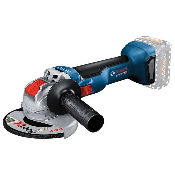 Bosch GWX 18V-10 Professional X-LOCK Angle Grinder 125mm 18V Bare Unit Bosch - Town Tools