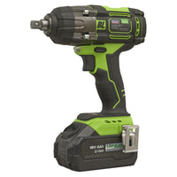 Sealey 1/2"Sq Drive Hi-Vis Cordless Brushless Impact Wrench 18V 4Ah CP650LIHV