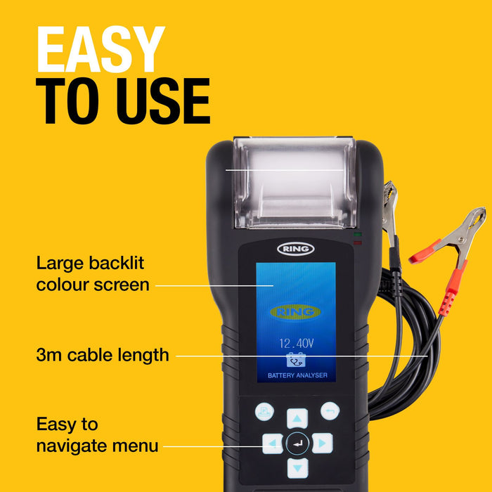 Ring RBAG950 Colour screen Battery Analyser