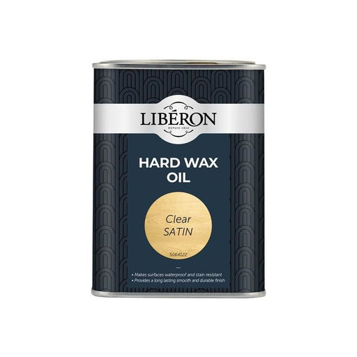 Liberon Hard Wax Oil Clear Satin 1 litre Liberon - Town Tools