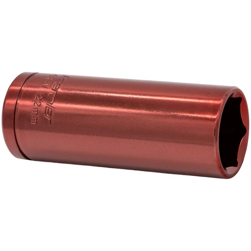 Sealey 1/2"Dr Coloured Socket 22mm (Light Red)