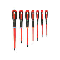 Bahco BE-9888S ERGO™ VDE Insulated Screwdriver Set, 7 Piece