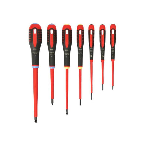 Bahco BE-9888S ERGO™ VDE Insulated Screwdriver Set, 7 Piece Bahco - Town Tools