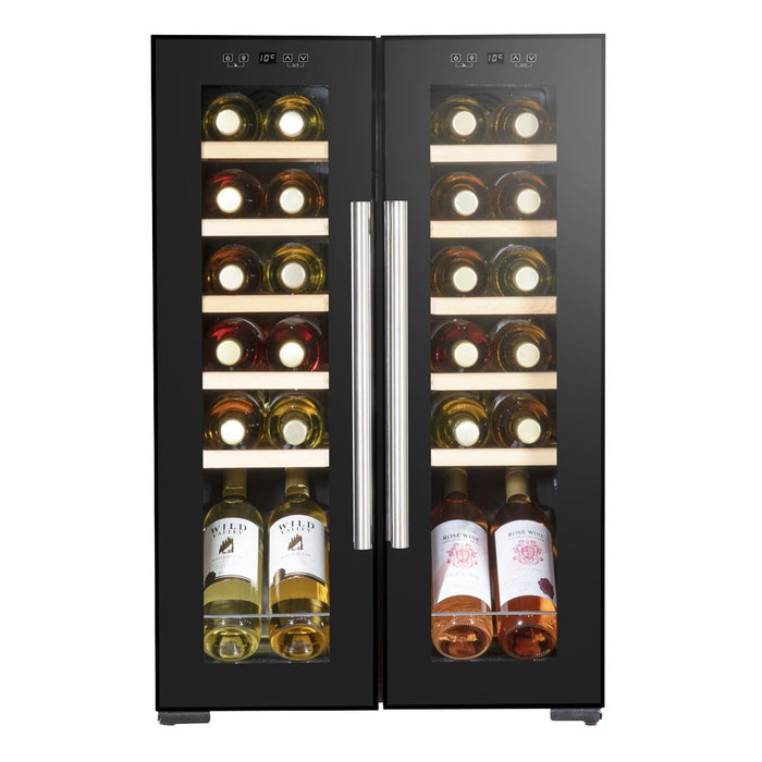 Baridi 24 Bottle Dual Zone Wine Fridge & Cooler DH97