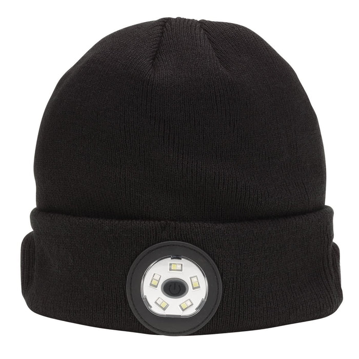 Draper Smart Wireless Rechargeable Beanie with LED Head Torch and USB Charging C Draper - Town Tools 