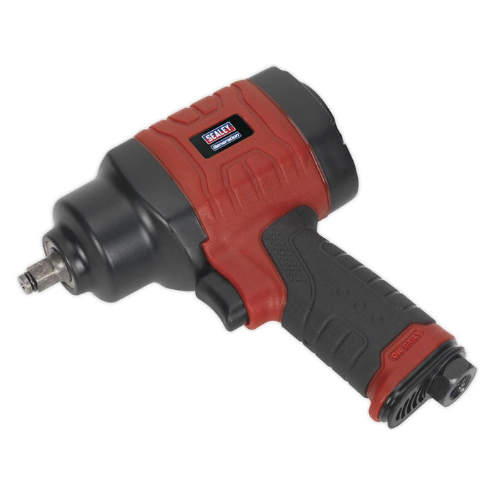 Sealey Composite Air Impact Wrench 3/8"Sq Drive Twin Hammer GSA6000