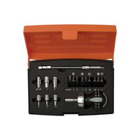 Bahco 808050S-18 Stubby Ratchet Screwdriver Set, 18 Piece