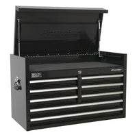 Sealey Topchest 8 Drawer 915mm Heavy-Duty Black PTB91508