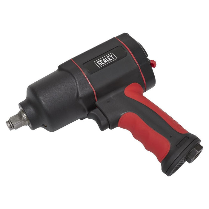 Sealey Composite Air Impact Wrench 1/2"Sq Drive Twin Hammer GSA6006 Sealey - Town Tools 