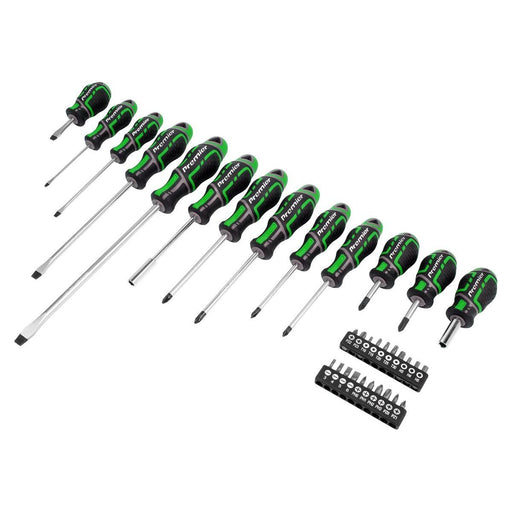 Sealey Premier Premier GripMAX Screwdriver & Bit Set 33pc - Hi-Vis Green Sealey Premier - Town Tools 