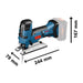 Bosch GST 18V-Li S 18V Professional Barrel Grip Jigsaw Bare Unit + L-BOXX Bosch - Town Tools