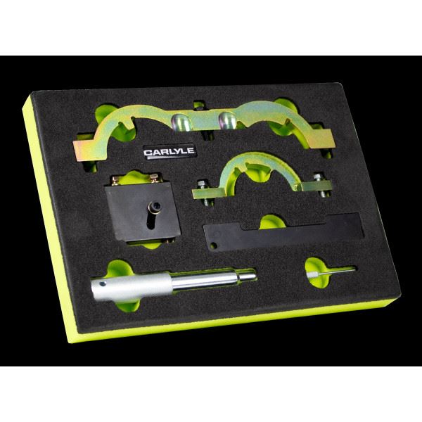Carlyle Hand Tools 6 Pc Engine Locking Tool Belt & Chain Driven Fits Chevrolet/Vauxhall