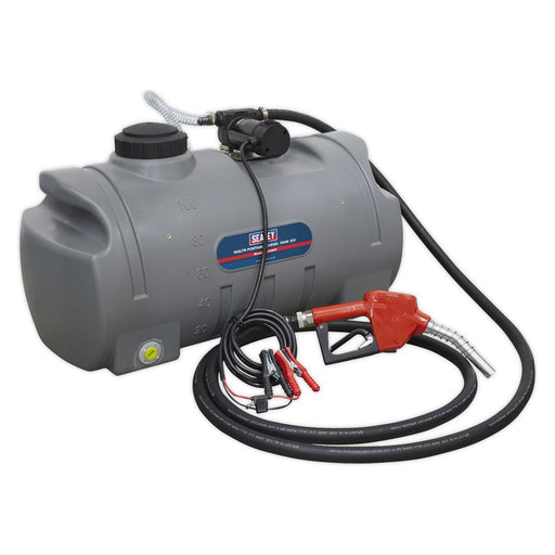 Sealey Portable Diesel Tank 100L 12V D100T Sealey - Town Tools 