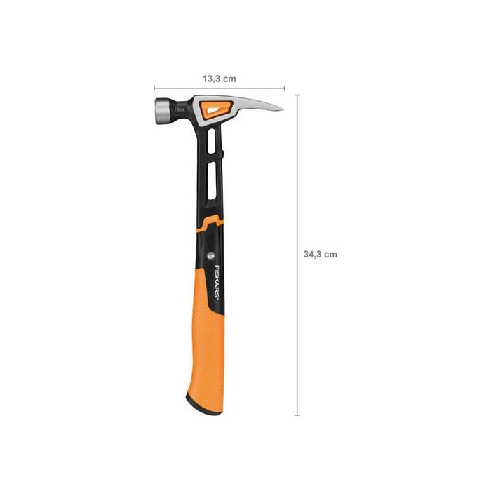 Fiskars IsoCore Finishing Hammer 450g (16oz) Fiskars - Town Tools